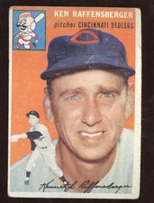 1954 Topps #46 Ken Raffensberger Surface Damage