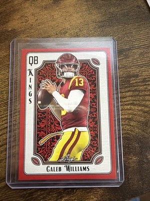 2024 Leaf - Qb Kings Caleb Williams #QBK-4 Red (RC)