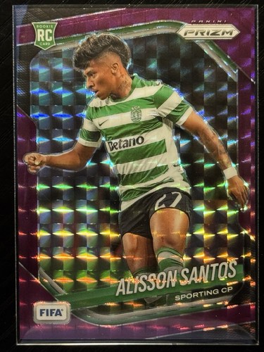 Alisson Santos #281 RC Purple Mosaic /135 - 2025-26 Panini Prizm FIFA - Sporting