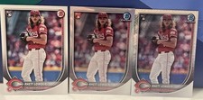 2025 Bowman Chrome Rhett Lowder Base + Red rookie redemption SP & Mojo Refractor
