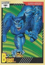 1991 Marvel Universe #40 Beast