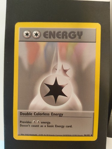 Double Colorless Energy 96/102 Base Set Vintage Pokemon Card Original ...
