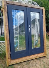 French Doors In Frame Double doors Pair of doors