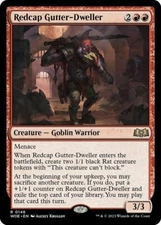 Redcap Gutter-Dweller Light Play, English Magic the Gathering MTG Wilds if Eldra