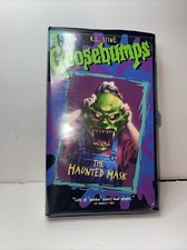 Goosebumps The Haunted Mask VHS 1996 Clamshell 20th Century Fox R.L. Stine