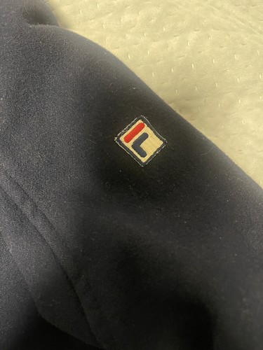 Vintage FILA Wool Peacoat Mens Size 38/ M US Zip Knit Cuff Flat Front Italy Made - Picture 9 of 10