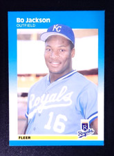 1987 Fleer Baseball #369 Bo Jackson Rookie RC Kansas City Royals NM
