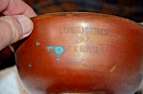 Vintage LAS VEGAS TENNIS 1967 Singles Tennis Trophy - Picture 2 of 5