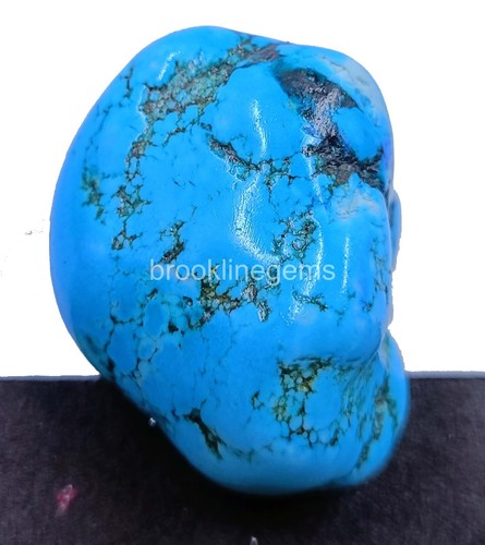 Quality 121.90 Ct Natural Tumble Uncut Rough Sky-Blue Turquoise Gemstone 5NSK - Picture 3 of 6