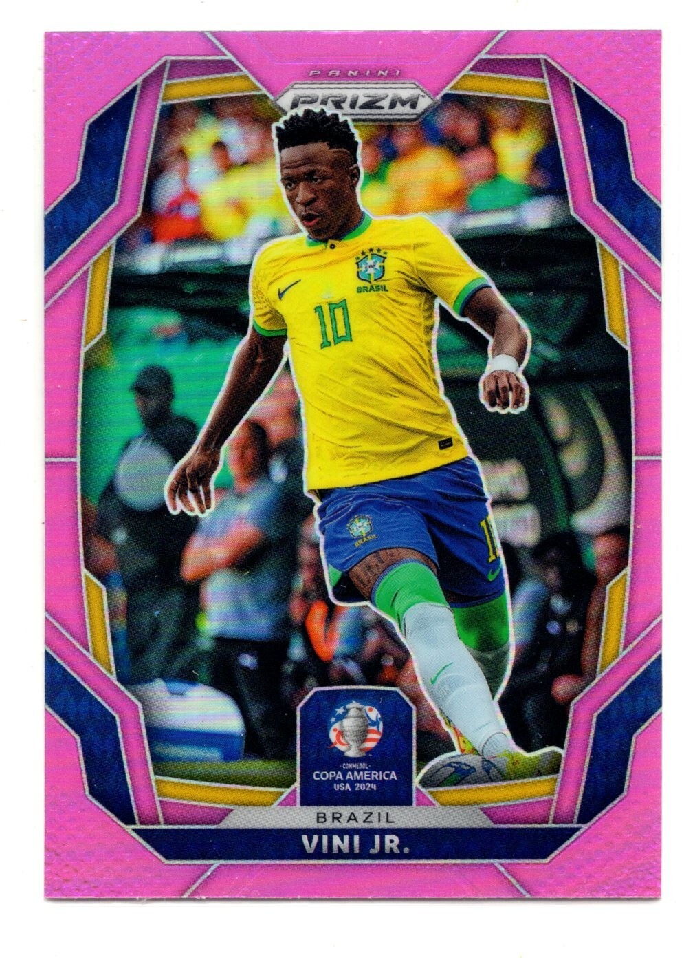 2024 Panini Prizm Copa America #34 Vini Jr. Pink Prizm