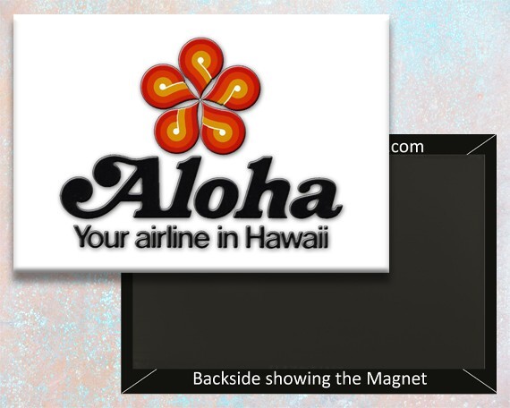 Aloha Airlines Logo Handmade 3.25