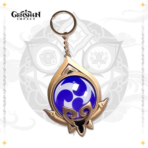 Genshin Impact Sumeru Vision Metal Keychain Key Ring Eye Of Original God Gift - Picture 15 of 32