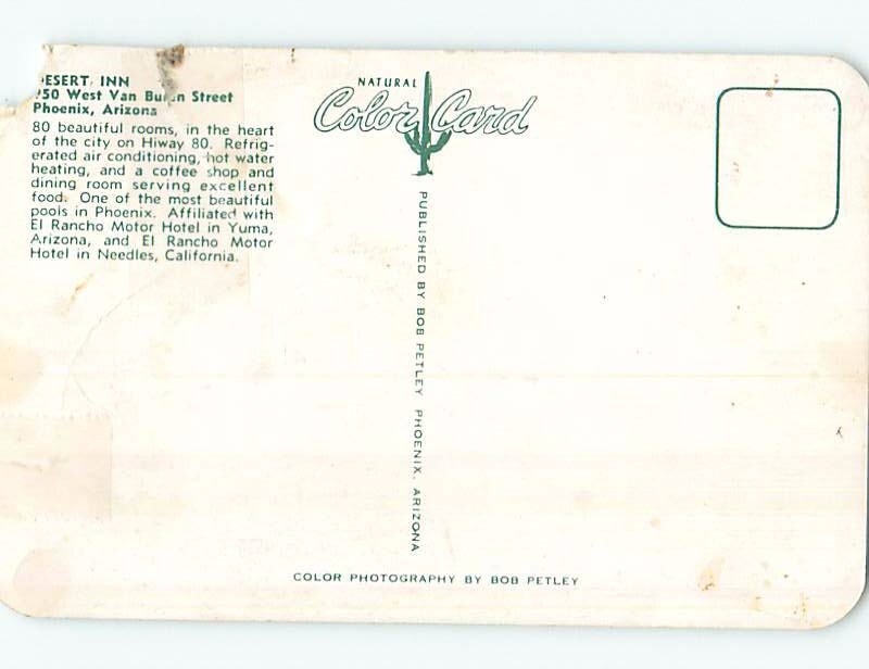 Pre1980 INN MOTEL Phoenix Arizona AZ c6245 eBay