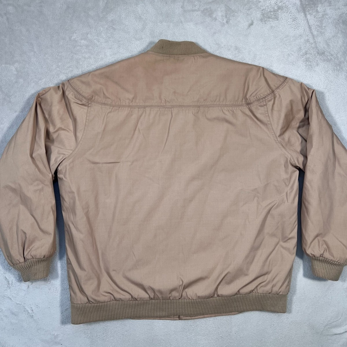 Vintage Derby Jacket Mens 2XL Beige Paisley Quilted Full Zip Vintage Derby Jacket Mens 2XL Beige Paisley Quilted Full Zip