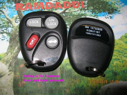 OEM Board! Mint! Refurbished 15732805 Remote Key Fob 98/01 Blazer Jimmy Bravada
