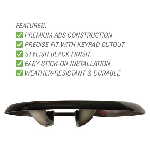 Fit Ford F150 F-150 2004-10 11 12 13 14 4 black Door Handle Cover Keypad w/o PK - Foto 3 di 7