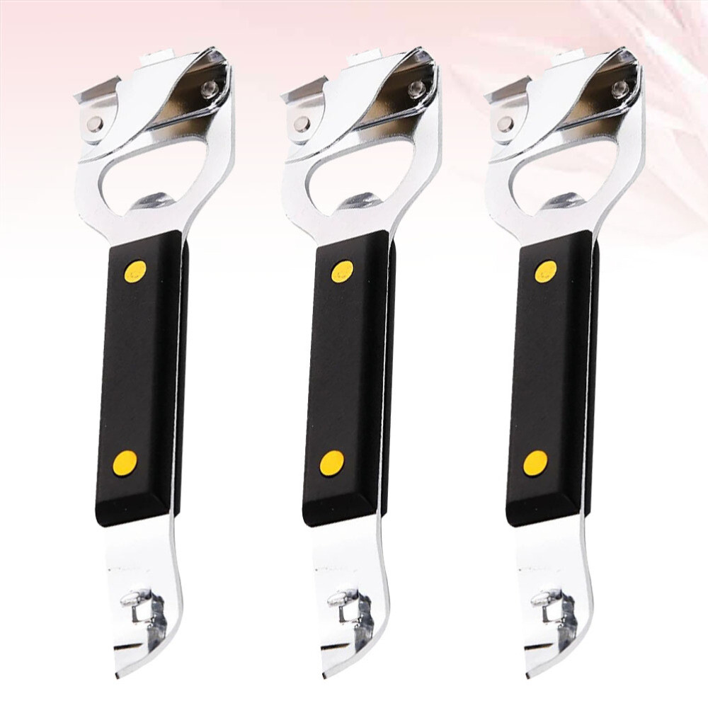 3Pcs Durable Metal Beer Bottle Opener Set for Easy Opening