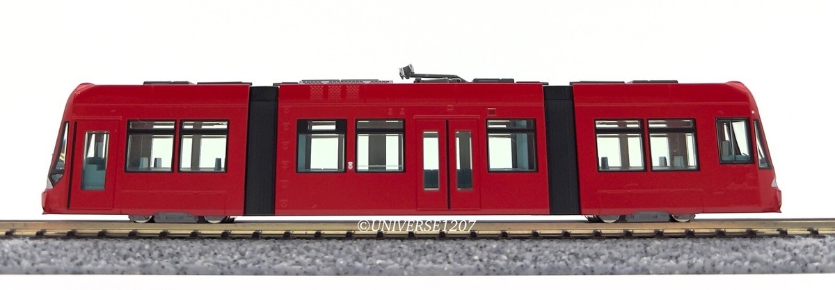 KATO Nゲージ ユニトラム MyTRAM RED 14-805-2 N Scale Kato 14-805-2 My Tram Red NIB Streetcar Strassenbahn
