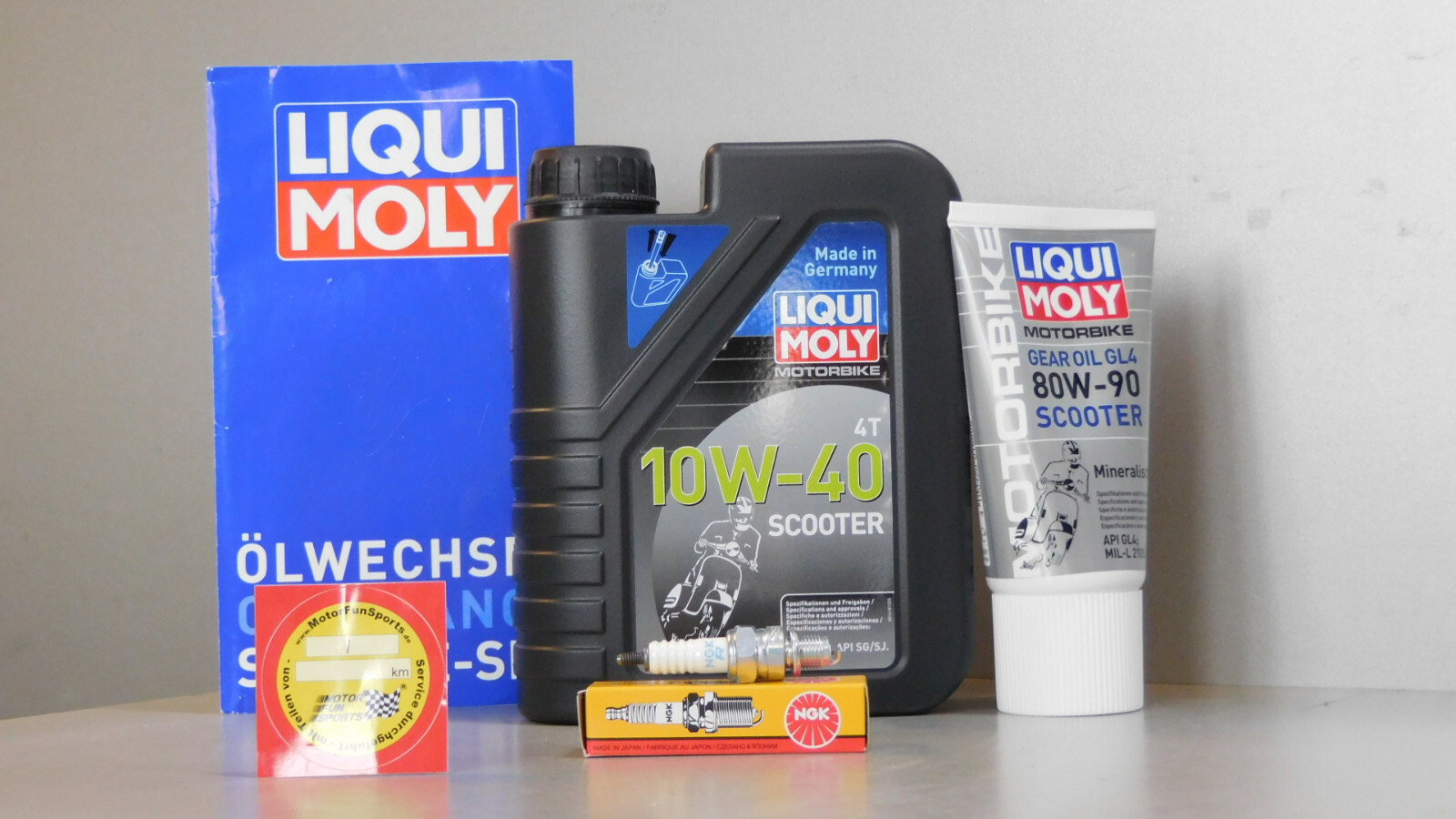 Maintenance Set Adly Air Tec 125 Inspection Spark Plug Oil Service