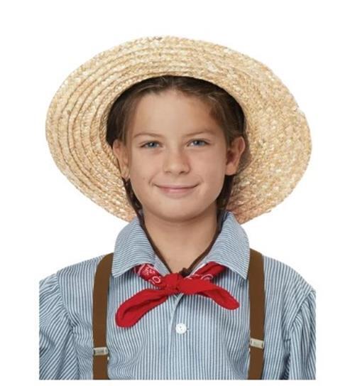 Safari Frontier Hat Straw Huck Finn Luffy Costume Accessory Child  Teen