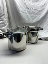 Crofton 10 Qt 4 Pc All Purpose Stock Pot 18/10 Stainless Steel NIB