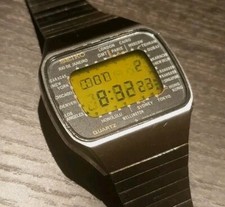 VINTAGE 1975  Quarzo Seiko LCD M158-5000 PAN -AM Referenza RARA