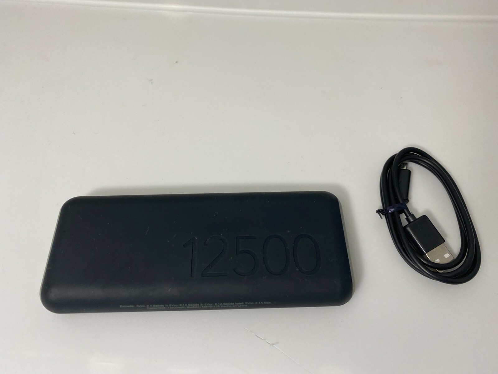 Power Bank 12500mAh MBPB-125 MOBO BATERIA PORTATIL Master Black 2.1A/10W-image