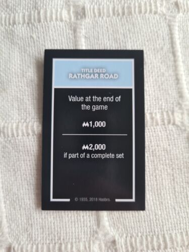 Monopoly Speed Board Game, Spare / Replacement Parts & Pieces, Tokens Etc. - Picture 15 of 39