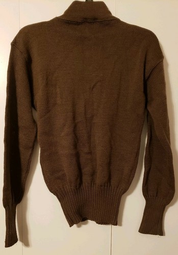 Submarine 5 Button 100% Wool Sweater - X-LARGE - Picture 2 of 3