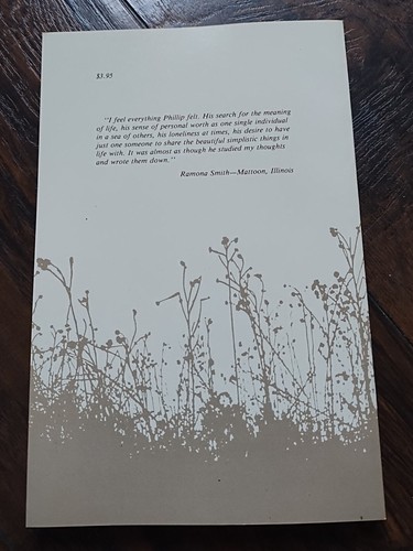 1972 Phillip: In Search Of Meaning From Letters & Journal of Phillip Nathan Read - Imagen 3 de 3