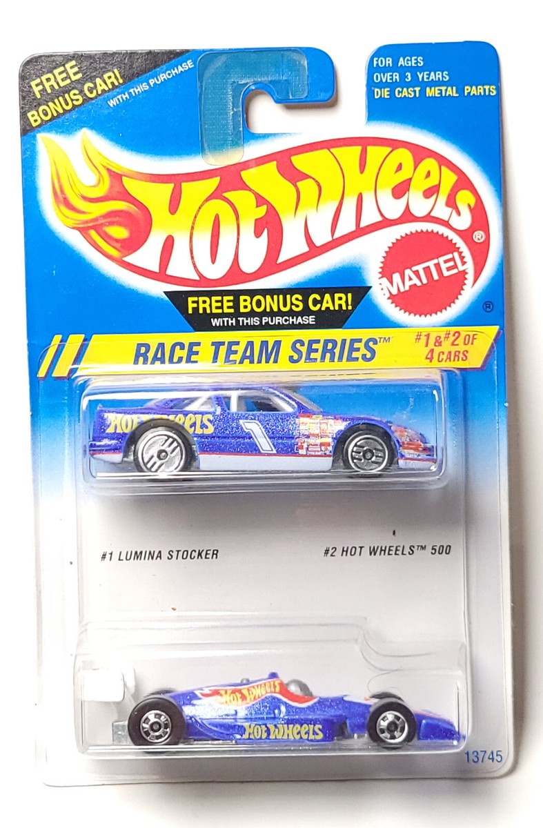 Hot Wheels Race Team Series 2 pack Lumina Stocker 500 blue | eBay