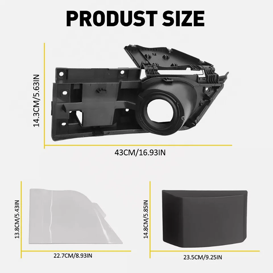 Дверца корпуса топливного бака + крышка крышки газовой крышки для отделки Ford Transit 150 250 350 15-23 - Изображение 4 из 4