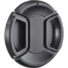 Insignia - 58mm Lens Cap - Black Model: NS-LC58-C