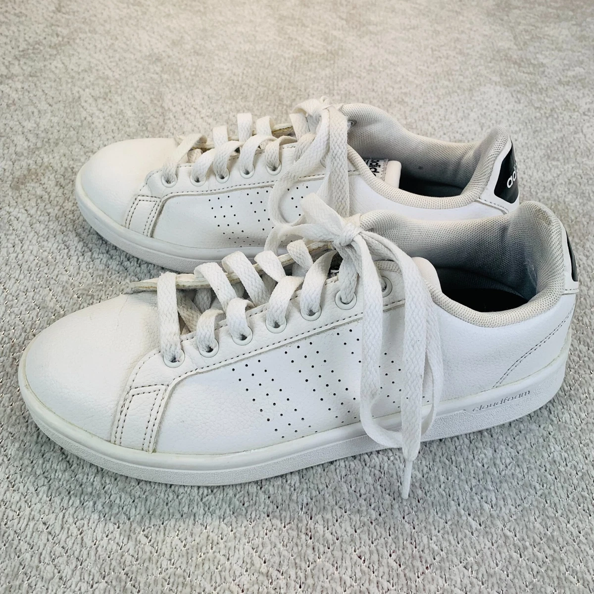 Adidas neo cloudfoam women's white sale