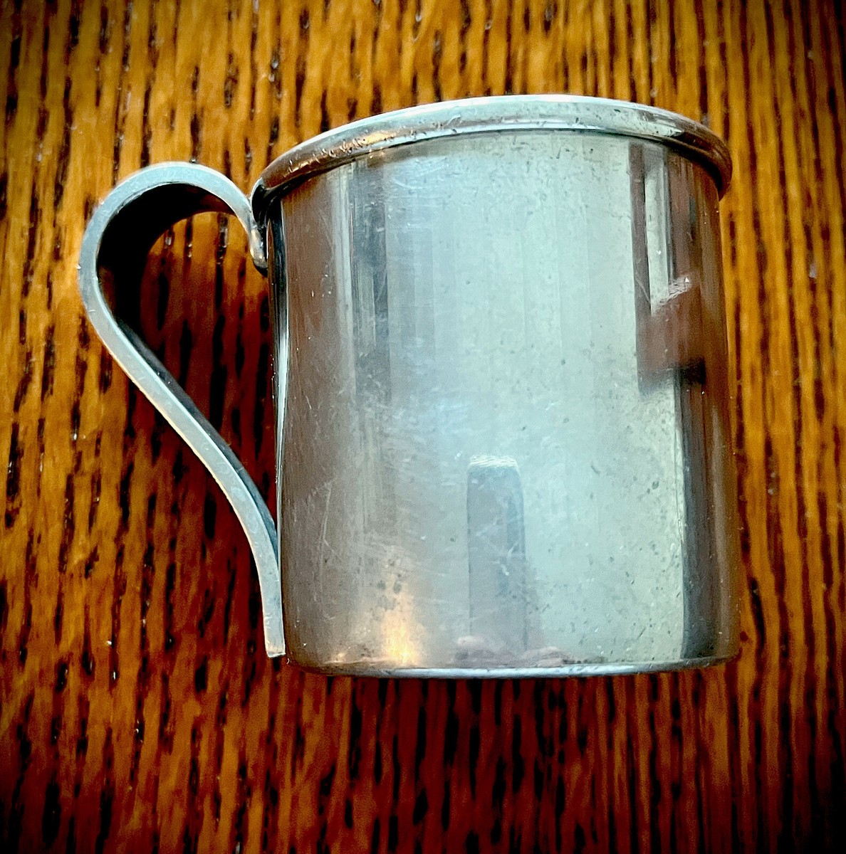 Collector 1960s Stieff Pewter Child's Cup P26-16 ATC Shield Mark