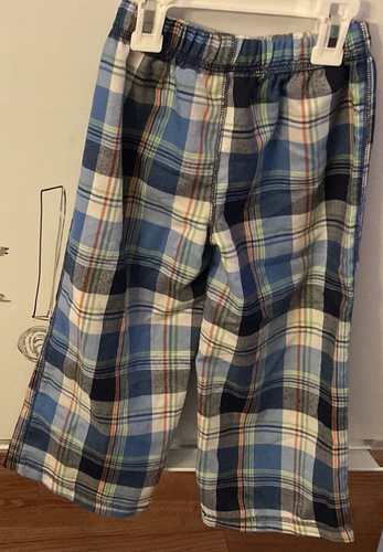 Carters 4T Multi-Color Plaid Pants Hippie Bohemian Style Wide Leg Look Concert - Picture 19 of 19
