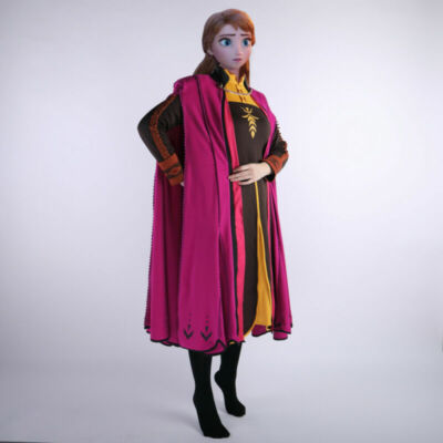 Full Body Green Dress Disfraz Elsa Frozen Frozen Disfraz Anna Frozen  Princess Anna Cosplay Costume Outfit