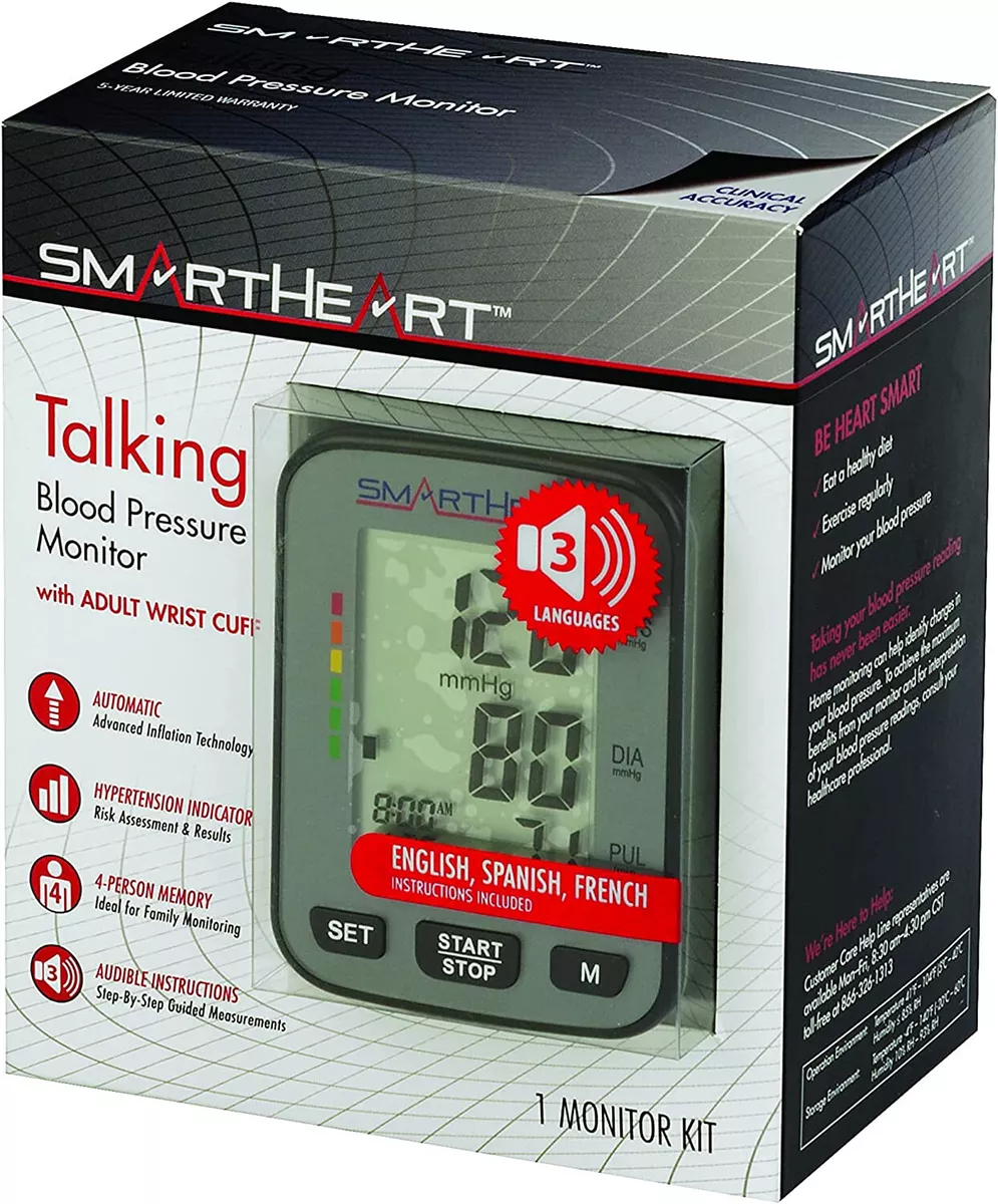 Veridian Healthcare SmartHeart Talking Blood Pressure Wrist