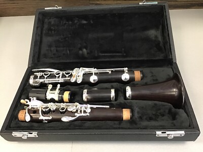 Unbranded Intermediate Wood Bb Clarinet With Silver Keys 
