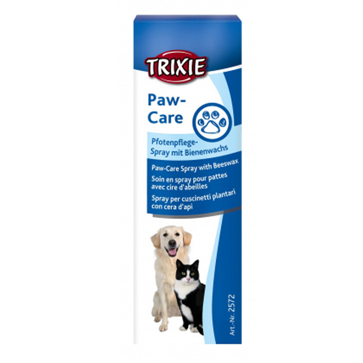 TRIXIE Pfotenpflege Spray Pfotenschutz und Pfotenreinigung für Katzen und Hunde