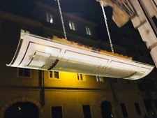 Lampe Plafon 50s Fluo Laiton Arteluce? Arredoluce? Italian Design Ceiling Lampe