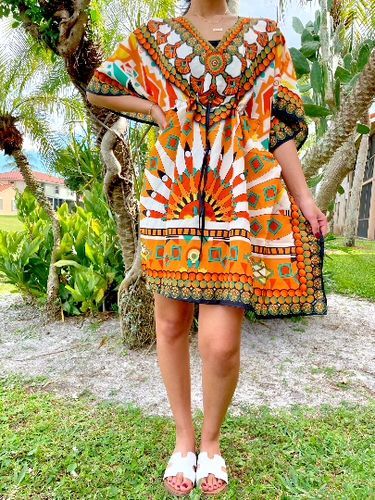 bohemian caftan dress