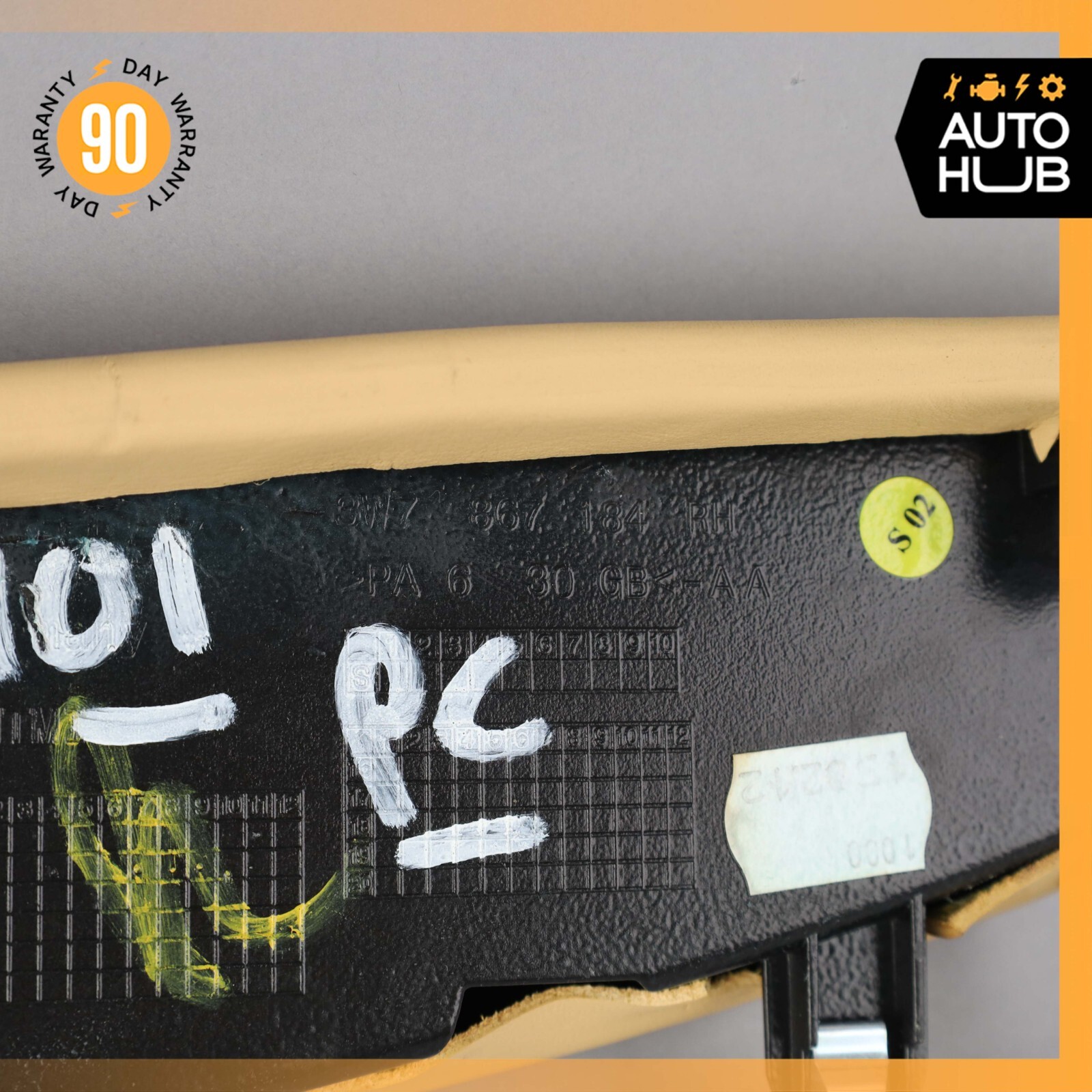12-18 Bentley Continental GTC Rear Right Interior Door Panel Armrest OEM 71k