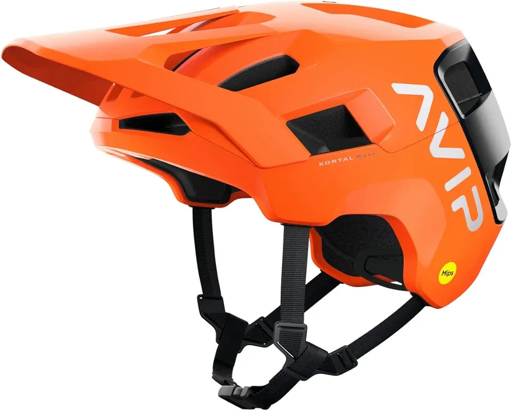 POC Kortal Race MIPS, Naranja Fluorescente AVIP/Uranio Negro Mate, L (59-62 cm)