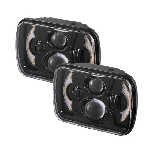 5X7" 7X6" LED Headlights + Brake Turn Tail Lights For Jeep Wrangler YJ 1987-1995 - Picture 11 of 12