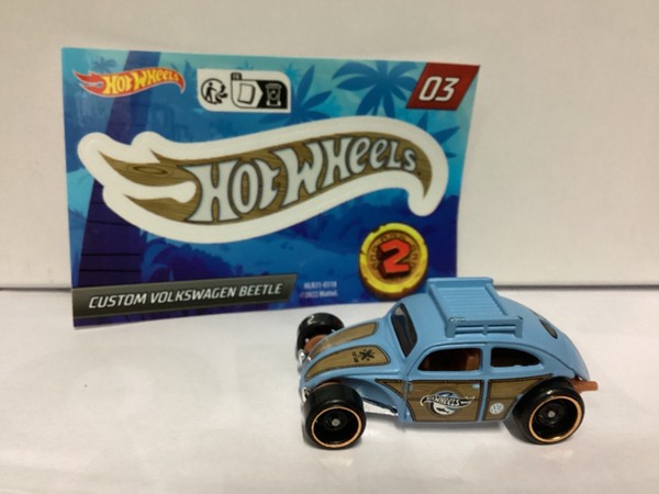 Hot Wheels Custom Volkswagen Beetle Mystery Modelle Serie 2, 1:64, Neu-image