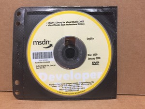 Msdn Microsoft Visual Studio 08 Professional Edition Msdn Library For Vs 08 Ebay