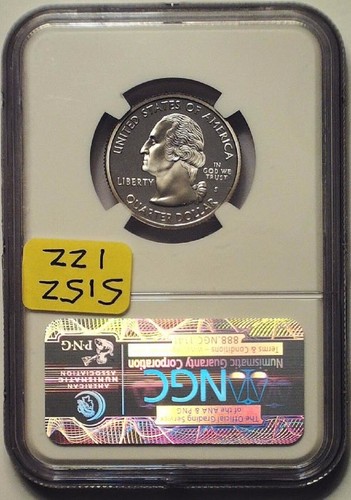 2004-S Washington Quarter Michigan NGC PF70 Ultra Cameo Proof 25C Clad Coin - Picture 2 of 4