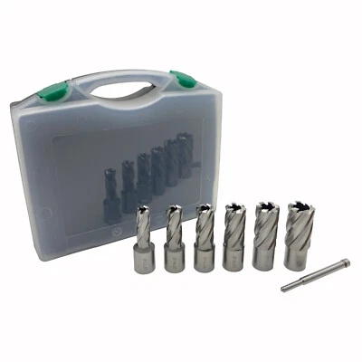KERNLOCHBOHRER.COM HSS Kernbohrer Set 7-teilig