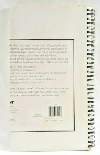 1994 The Lettershop Calligraphy Project Kit Instruction Manual Hunt Vintage 7164 - Picture 3 of 3